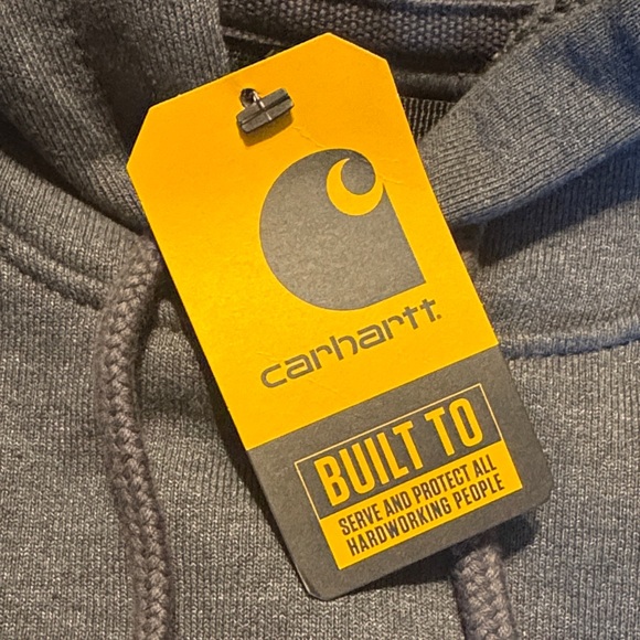 NWT Carhartt Charcoal Hoodie - Picture 4 of 5